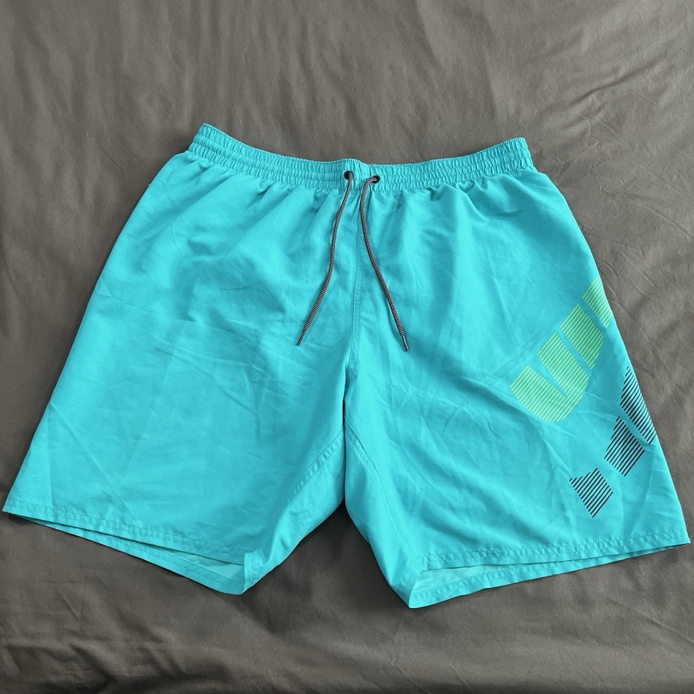 Nike Swim Trunks With Liner Men's XXL Light Blue Swimming Suit 2XL